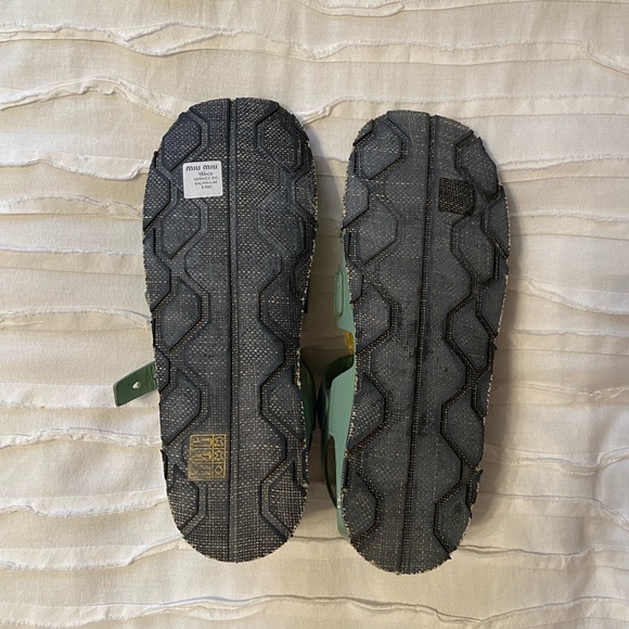 Brand new miu miu t-strap buckle sandals - Picture 4 of 12